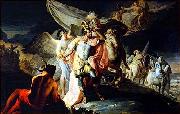 Francisco de Goya Anibal vencedor contempla Italia desde los Alpes oil